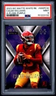 2023 WC Matte White Caleb Williams X-Plode-Purple /100 Rookie #MXP-CW PSA 9