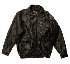 Vintage Men  s Leather  Soul Jacket Black XX large