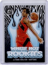 2024-25 Optic Jakobe Walter White Hot Rookies Raptors RC