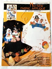 Daisy Kingdom No-Sew Fabric Applique O' Give Thanks Bears 6960 Vintage NIP