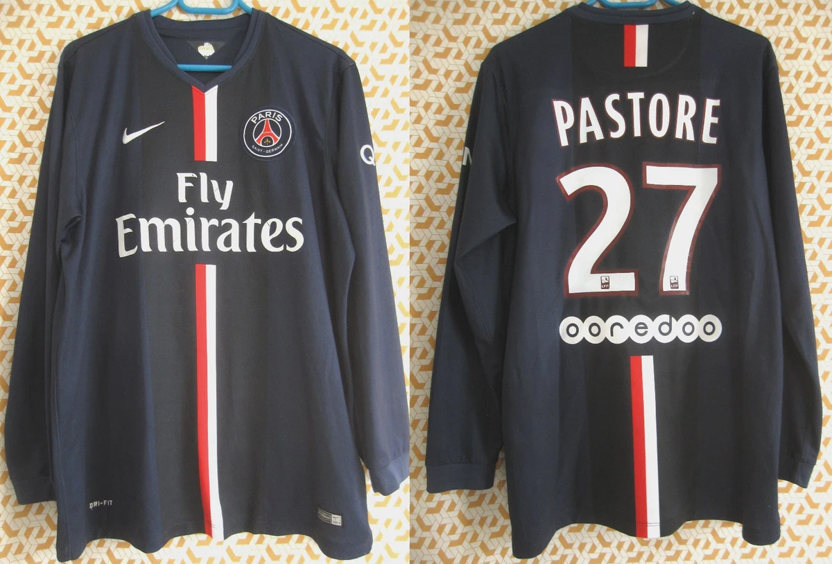 FLOCAGE Officiel Adulte PSG Pastore 27 Ligue 1 Third 2015