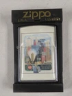 Vintage Zippo Lighter WHERE YOU WORK Coca Cola NIB sealed chrome finish #200