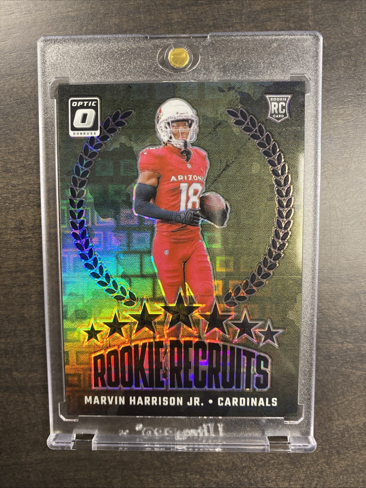 2024 Optic Marvin Harrison Jr Rookie Recruits Black Pandora /25