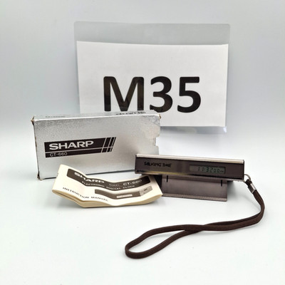 Sharp CT-660 SPRECHENDE ZEIT Uhr Wecker Stoppuhr Timer Japan. *FUNKTIONSTÜCHTIG* (refB)
