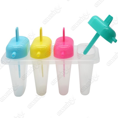12Pk Frozen Dessert Mold, Ice Lolly Cream Maker Popsicle Moulds Tray 16cm Icebox - Picture 9 of 14