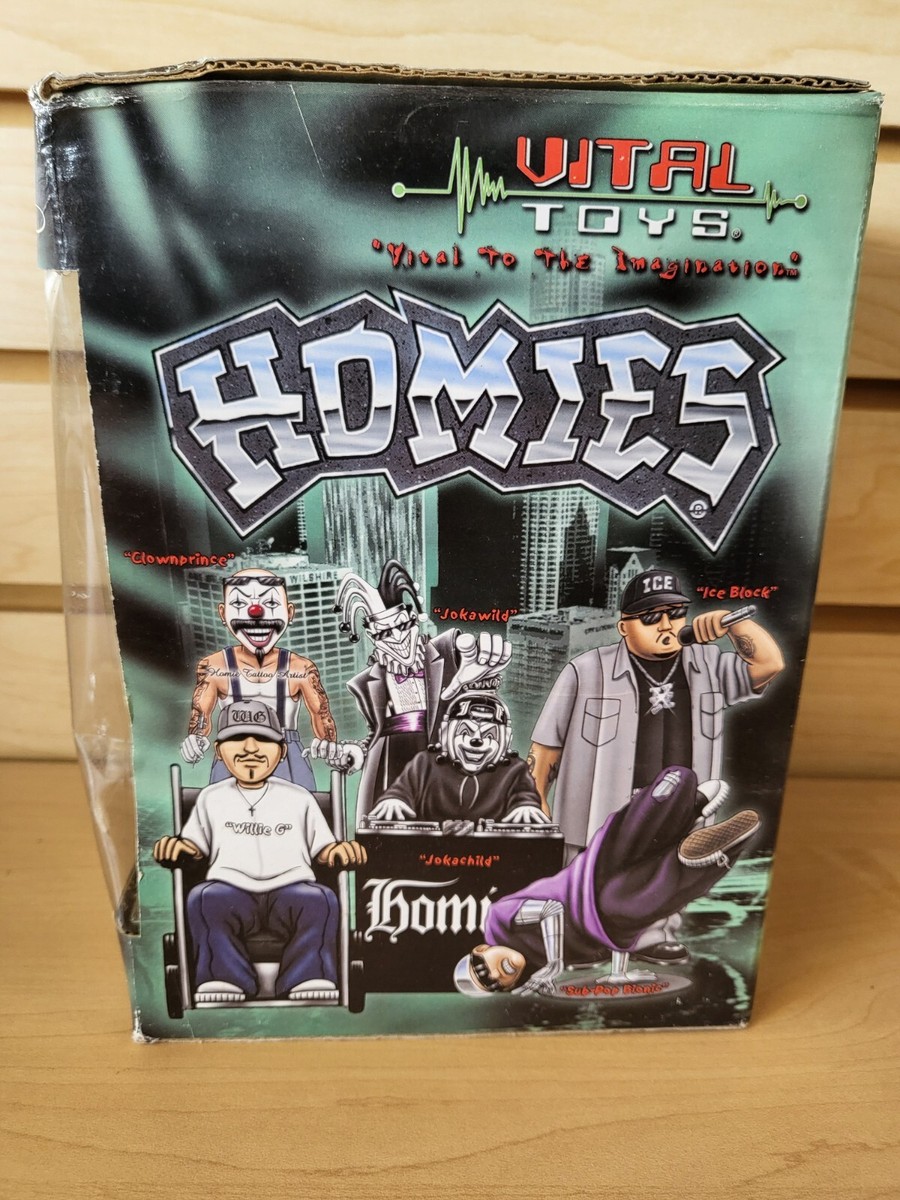 Homies Large Willie G Wheel Chair Figure 2003 Homie Rollerz Sealed