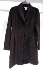 Women's Stella Caralos Black Wool Coat M