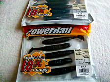 (LOT OF 2 PKS)-BERKLEY POWERBAIT GRASS PIGS 5" IN THE COLOR BAMA BUG (GET 12)