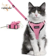 Pigo Cat Harness and Leash for Cat Walking Escape Proof Soft Adjustable Vest
