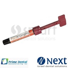 Dental Parafil composite gingival visible light cure pink G23 4.5 gr stain