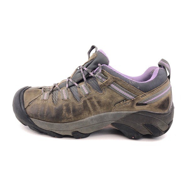 Scarpe da trekking basse Keen Targhee II da donna taglia 10 EUR 40 5 viola pelle marrone