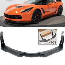 Carbon Fiber For 2014-2019 Corvette C7 Z06 Stage 3 Front Lip Splitterwinglets Carbon Fiber For 2014-2019 Corvette C7 Z06 Stage 3 Front Lip Splitterwinglets