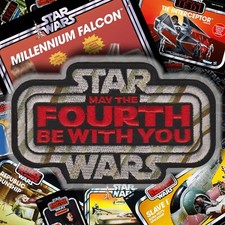 Star Wars "MAY the FOURTH BE WITH YOU" Embroidered, iron-on, 4.5" patch, May 4th