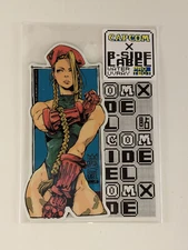 Capcom B-Side Label Sticker Cammy Waterproof US SELLER