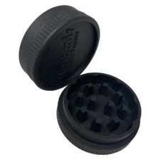 Rolling papers Gripper Grinder USA hemp plastic fine grinder Black - 2 Piece