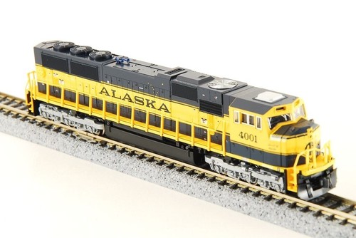 KATO N-Scale #176-6403 EMD SD70MAC ARR #4001 FERROCARRIL DE ALASKA Hecho en Japón | Zustand: Used