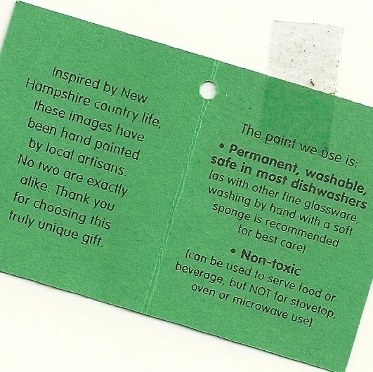 Juego de vidrio Boyd&Doyle White Gate azúcar y crema pintado lupino flor silvestre transparente Foto 3 de 4