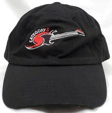 BIG X CATEGORY 5 black baseball hat cap advertising music amplifiers guitar amps