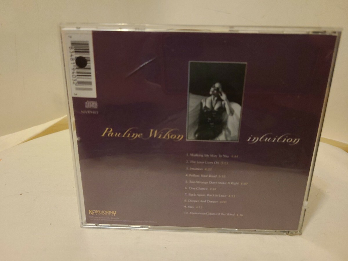 RARE PAULINE WILSON CD 1994 PROMO INTUITION JAZZ POP SINGER