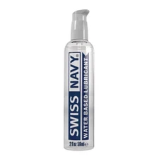 Swiss Navy Water Based Lubricant Premium sex lube Made in USA 2oz.
