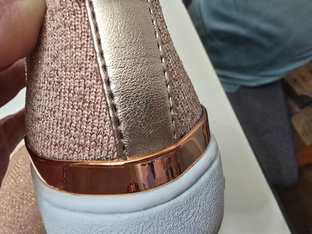 michael kors skyler slip on rose gold