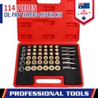 <!--F#f_0-->114pc Oil Pan Thread Repair Kit Sump Gearbox Drain Plug Tool Set M13 - M22<!--F/-->