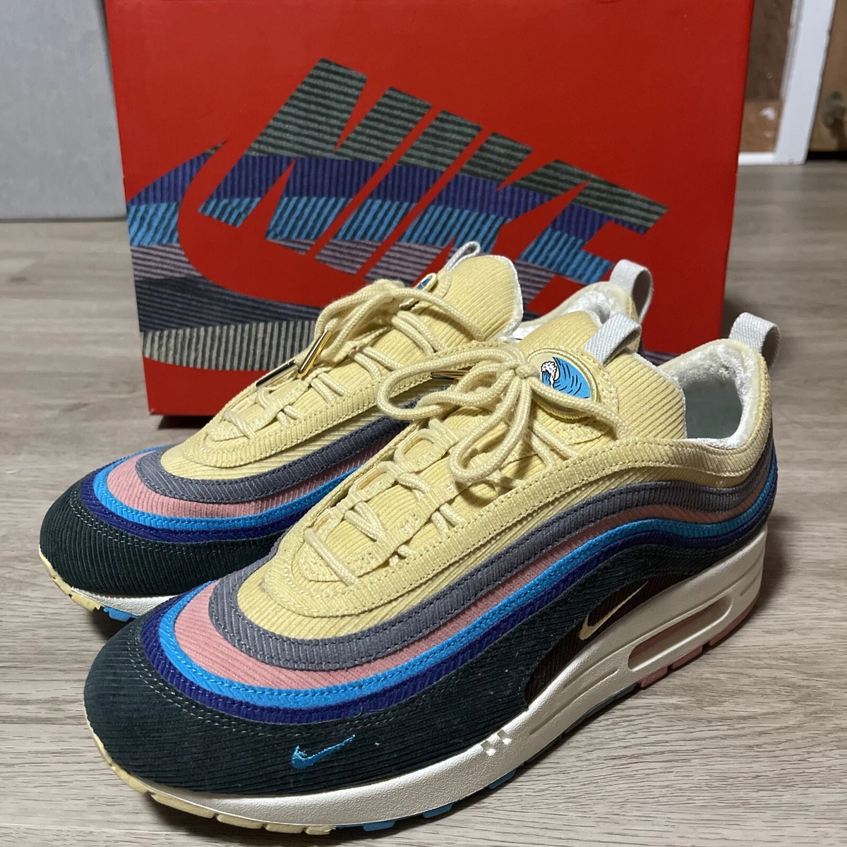 Medicina Persona australiana pistola Nike Air Max 1/97 VF Sean Wotherspoon AJ4219 400 Size US 9.5 with Box | eBay