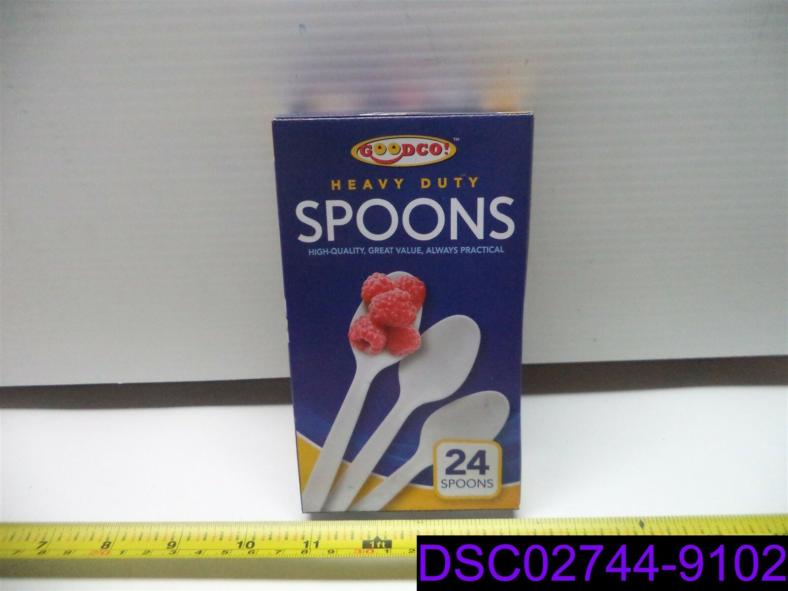 Qty = 576 Spoons (24 Boxes of 24) Goodco Heavy Duty Plastic Spoons eBay