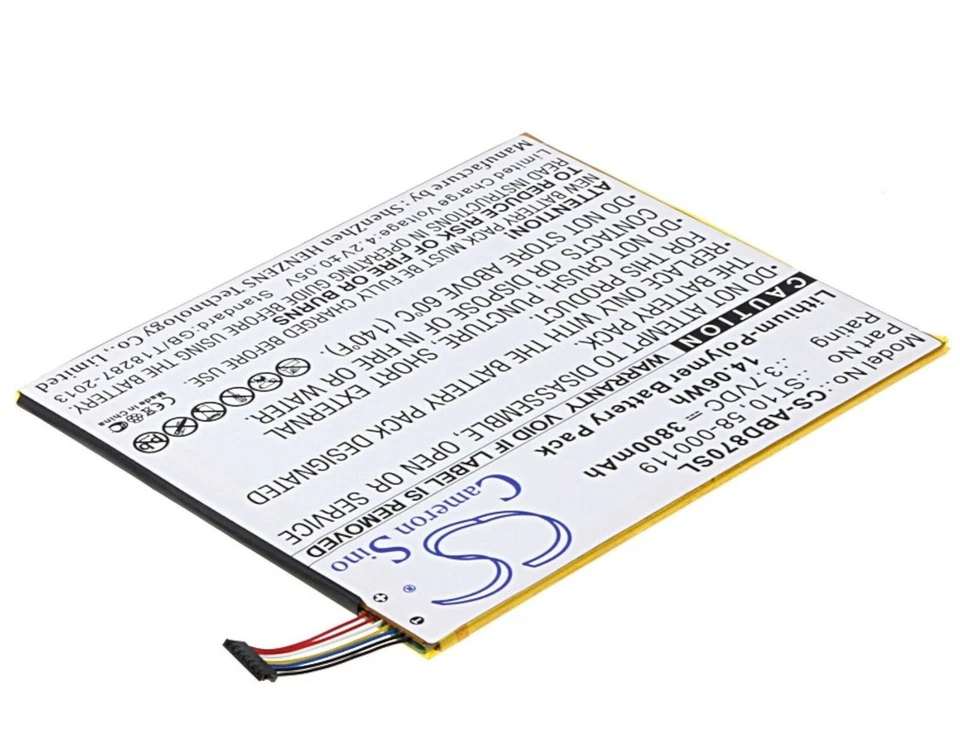 NUEVO eBook BATERÍA 3800mAh para Amazon B00VKIY9RG Kindle Fire HD 10/10.1" SR87CV Foto 2 de 4