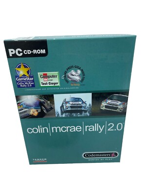 Colin-McRae-Rally-2.0 PC BigBox Autorennen Codemasters 2000 ohne Anleitung
