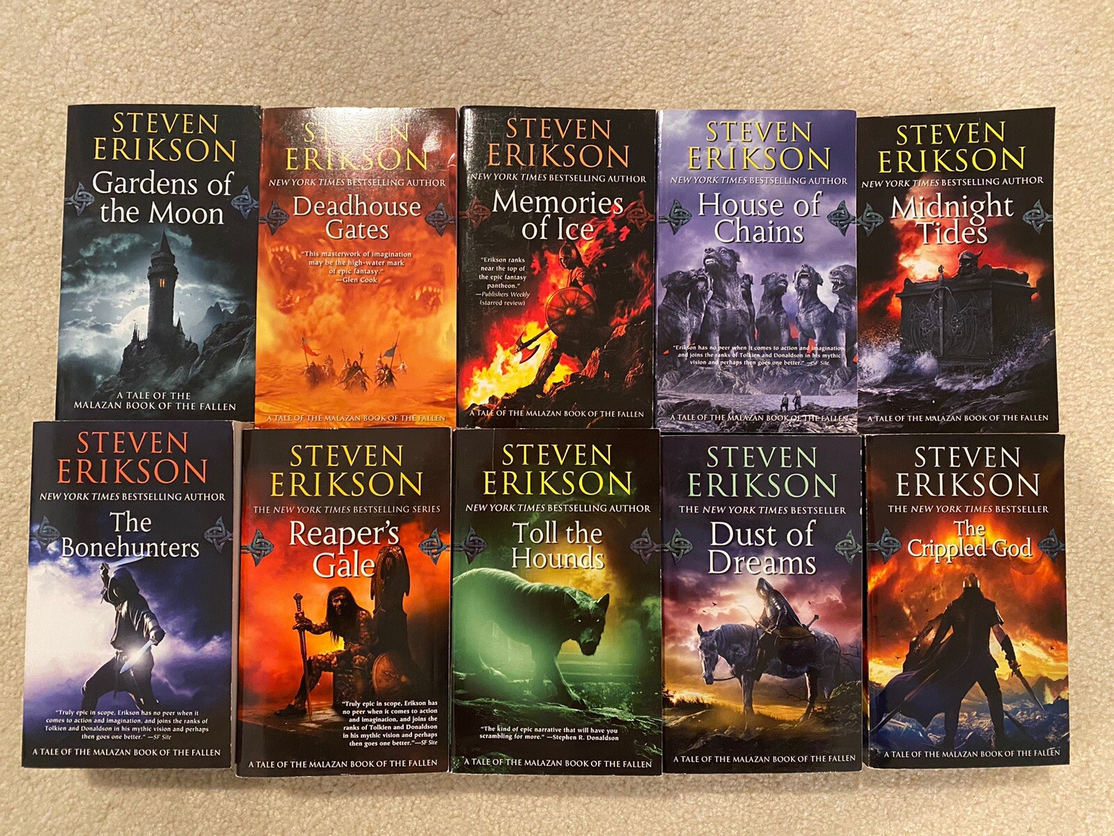 A Tale of the Malazan Book of the Fallen, Set (Vol. 1-10), Steven