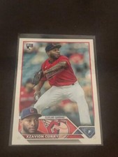 823-6 2023 Topps Series 2 Rookie Xzavion Curry Cleveland Guardians
