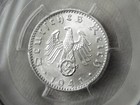 PCGS MS-64 NAZI SWASTIKA 1941-F  50 ReichsPfennig COIN-Germany 3rd REICH MINT!! — photo 1