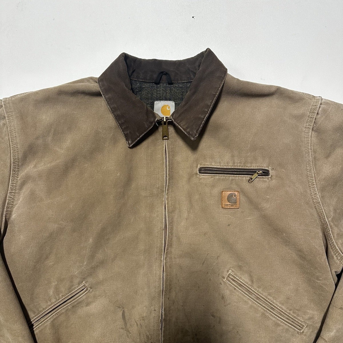 Vintage Carhartt J97 FRB Sandstone Detroit Duck Jacket Vintage Carhartt J97 FRB Sandstone Detroit Duck Jacket