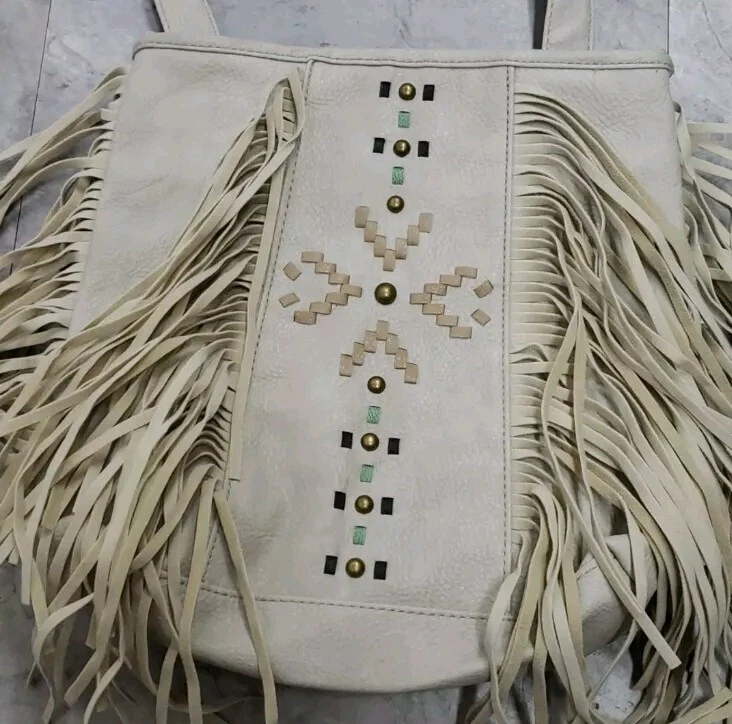 Unionbay Mochila Convertible Crossbody Bag Adjust. Strap Boho Hippie Leather - Image 2 of 4