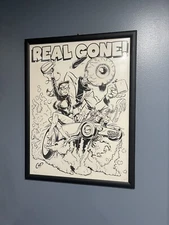Coop Real Gone Signed And Numbered Print 24x18”