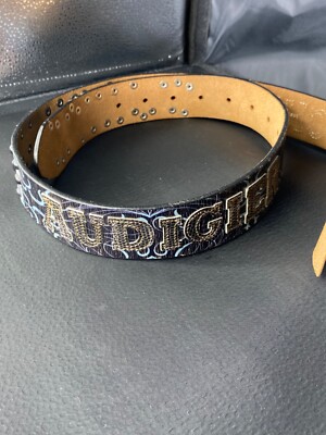 Christian Audigier Mens Leather Belt Original Brand New  display picture 1