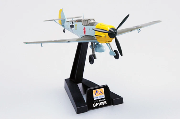 WWII German BF109 E 9 JG26 1940 aircraft 1/72 no diecast plane Easy model - Image 3 of 4