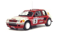 Peugeot 205 Turbo 16 Gr. B #3 Ypres Rally 1985 Ottomobile OT647 1:6