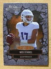 Nick Starkel Rookie 2021 Wild Card Alumination Collegiate Edition #ANDD-28 Mint. rookie card picture