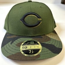 Cincinnati Reds New Era MLB Authentic Low Profile 2018 59FIFTY Fitted Hat~ Camo