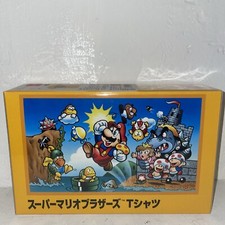 Nintendo Super Mario Bros T-Shirt Yellow japan import