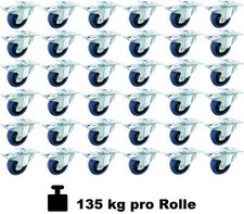 36x 100 mm SL Blue Wheels Bremse ECO Lenkroll...