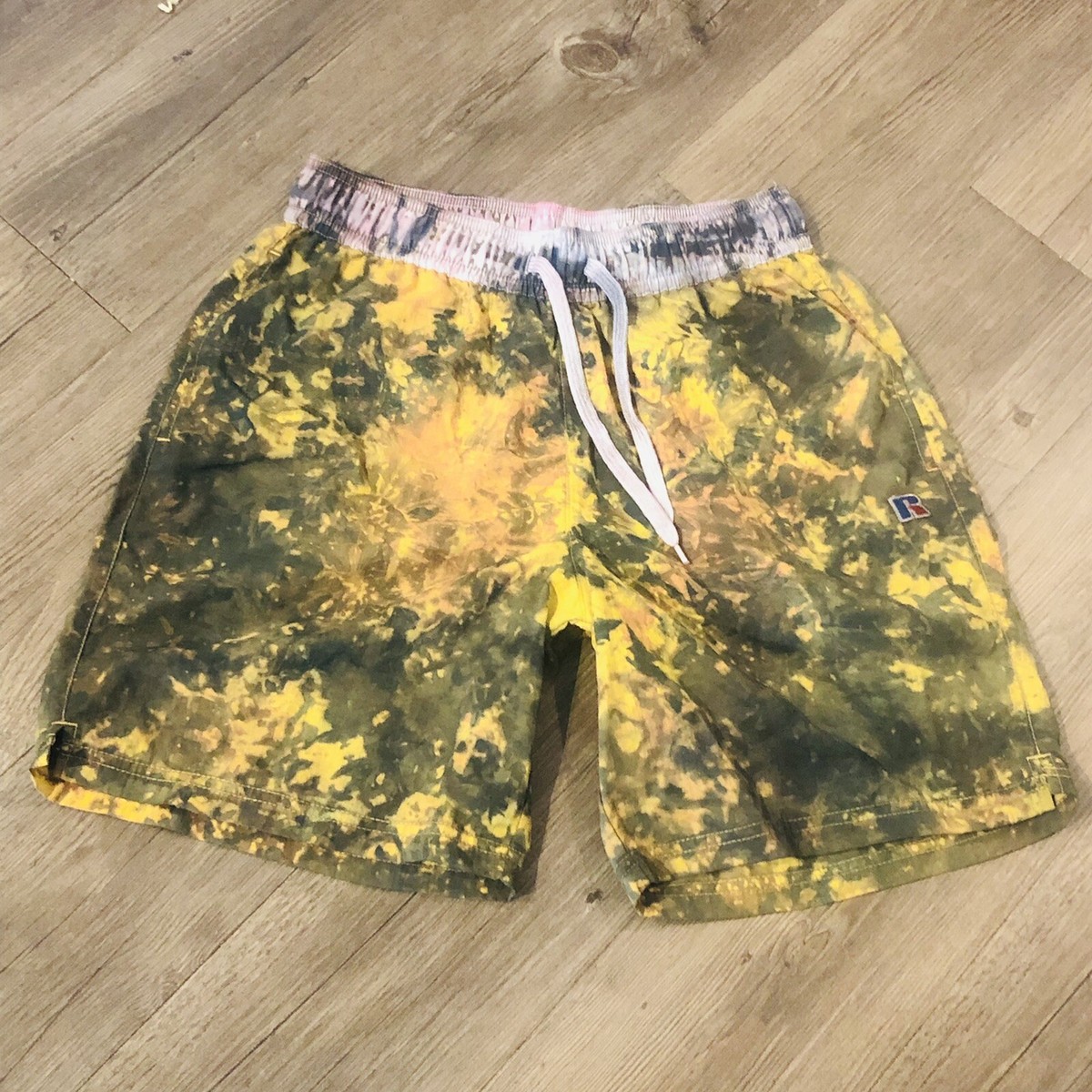 Russell Athletic One Of A Kind Tie Dye Athletic Shorts Women Size
