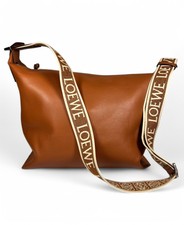 Loewe Cubi Small Calfskin Shoulder Bag in Car...