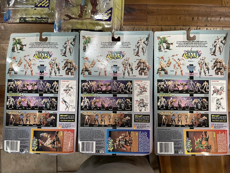 Juego completo de figuras de ultra acción Spawn Total Chaos 1996 serie 1 (lote de 6) Foto 3 de 4