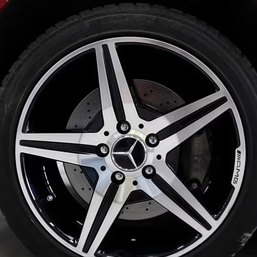 4 PCS Fits for Mercedes-Benz 75MM Wheel Center Caps Hubcaps AMG Wreath Matte - Picture 10 of 10