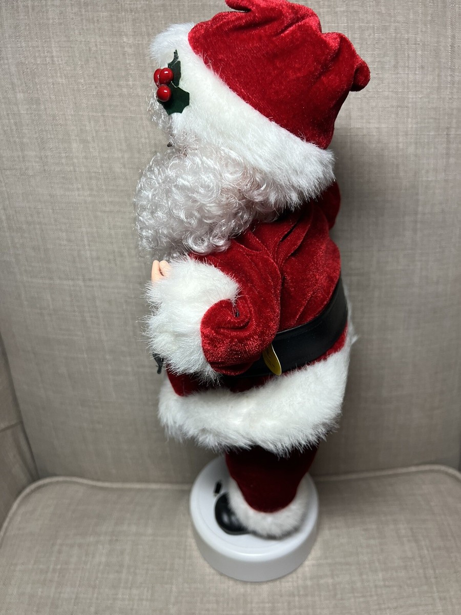 2024年おすすめのアイテム満載 Illuminated Time Holiday Vtg Animated Claus Santa Figure その他