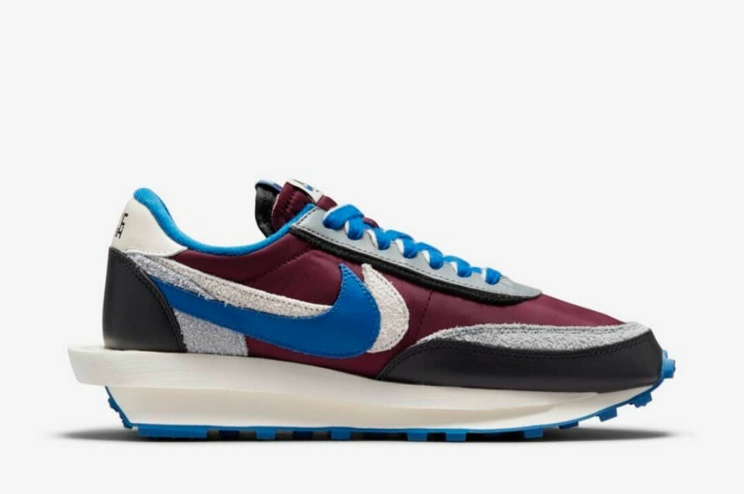 SACAI X NIKE Nike x Sacai x Undercover LD Waffle Night Maroon Team Royal Size UK7