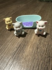 Lit vintage 1993 Itzy Bitzy Pals chaton chats animaux ludiques amis